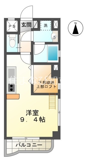 豊田市山之手のマンションの間取り