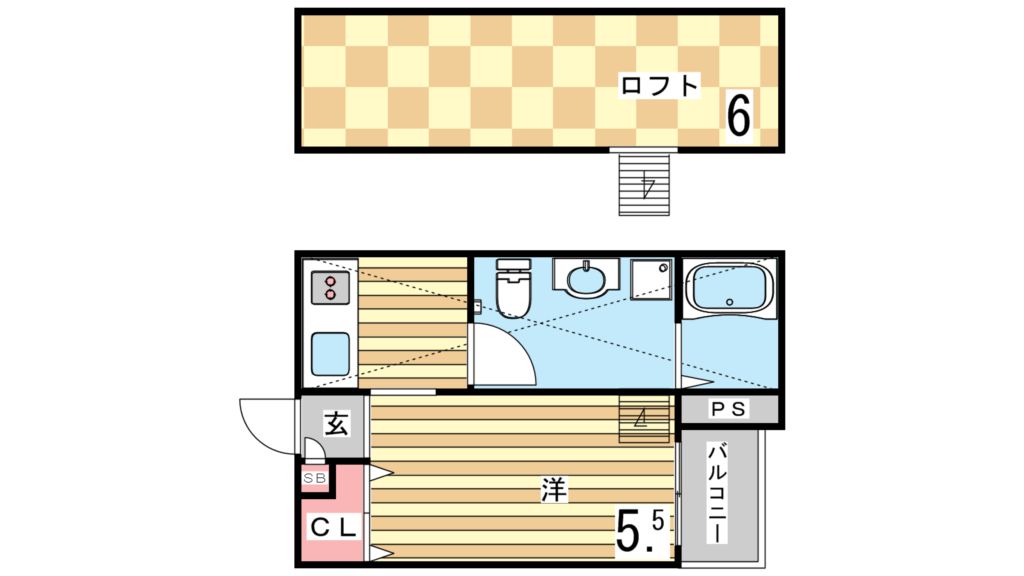 ラネージュ神戸の間取り