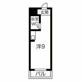 静岡市葵区七間町のマンションの間取り