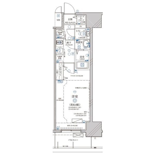 ディアレイシャス浅間町の間取り