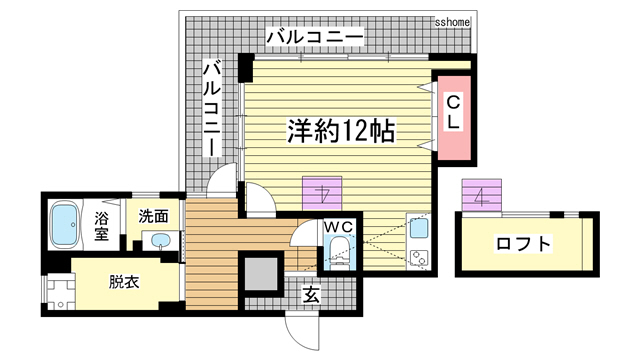 サンビルダー六甲ウエストの間取り