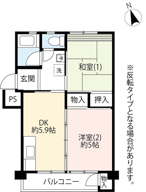 ＵＲ藤の台の間取り