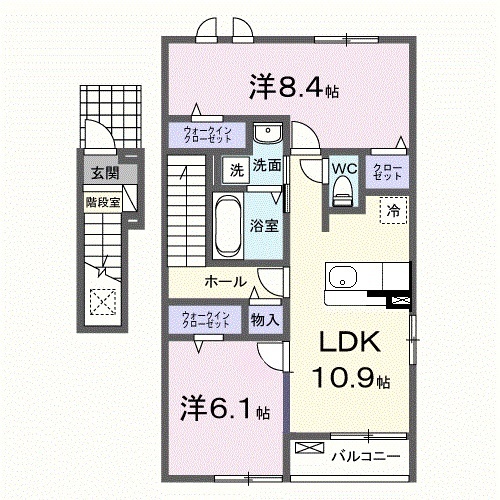 【Ｃｒｅｓｔ　Ｇａｒｄｅｎの間取り】