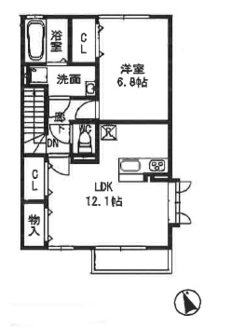 フォンテーヌBの間取り