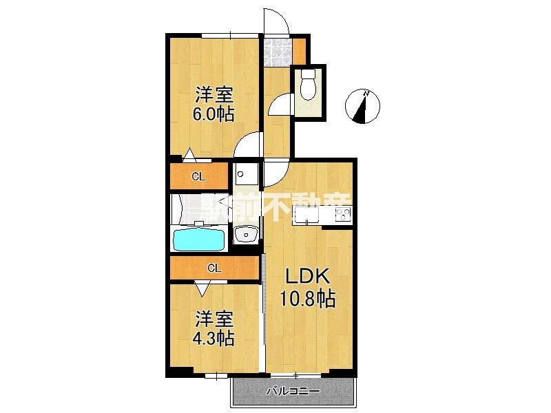 ロイヤルタウン上峰　Ａの間取り