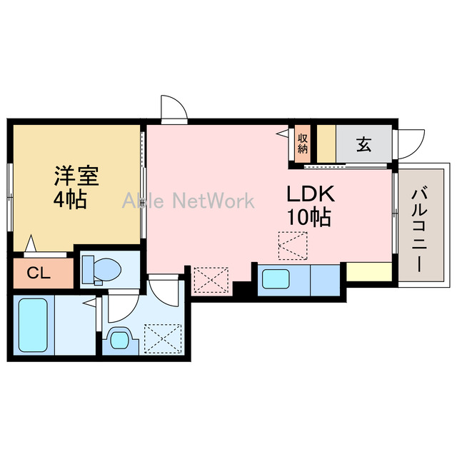 ラ・クゥーＣの間取り