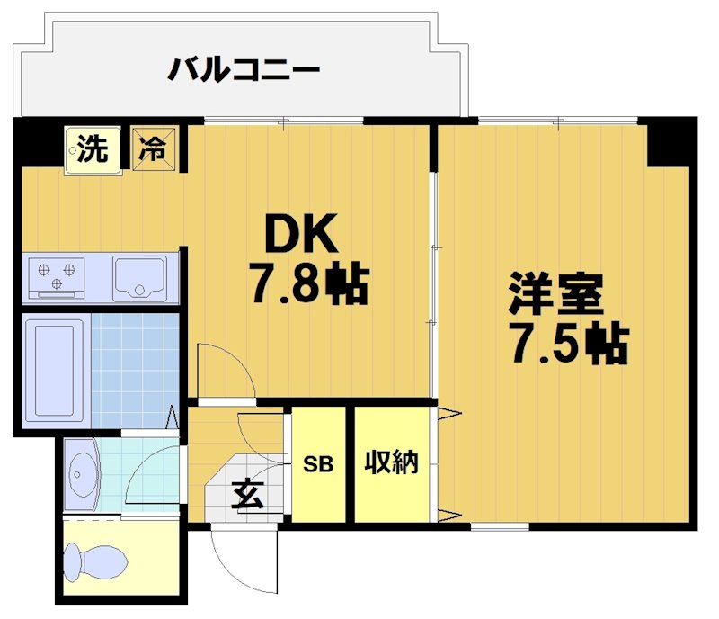 第43長栄大晋メゾネ西院ノ森の間取り