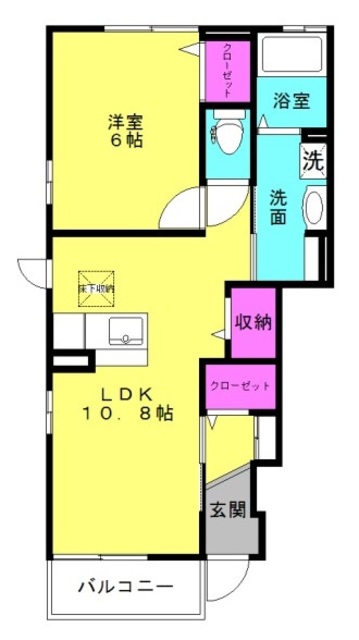 フリッシュ　リヒトIの間取り