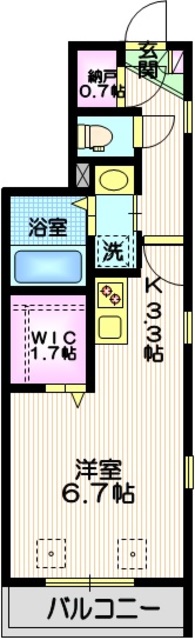 オリエンス六郷の間取り