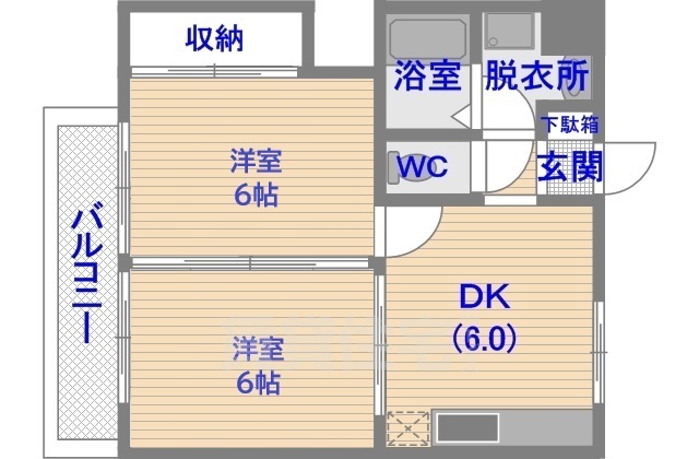 サンドリームの間取り