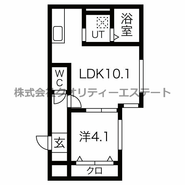 Majestic Life札幌桑園の間取り