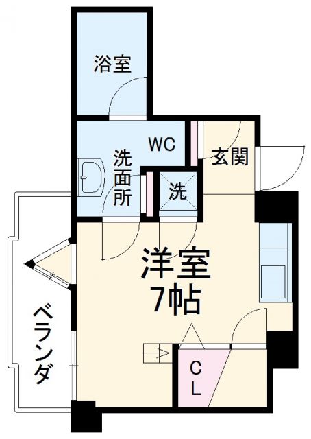 海部郡蟹江町城のマンションの間取り