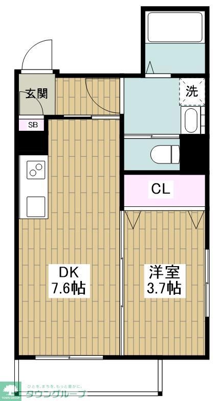 品川区東品川のマンションの間取り