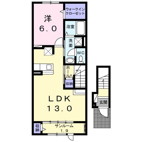 グラン　フルールIIIの間取り