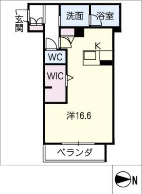 グランジュッテ桑名駅前の間取り