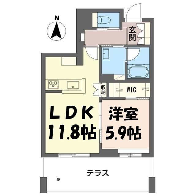 吉川市美南のマンションの間取り