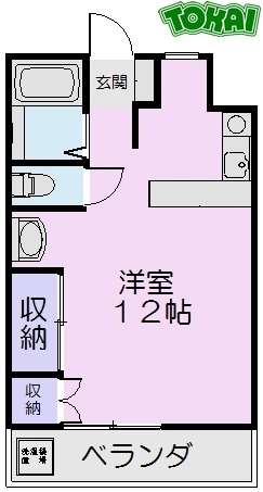 マンションYAMADA　Aの間取り