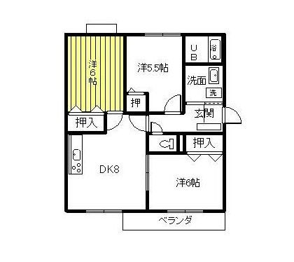 エスペランサＡ館の間取り