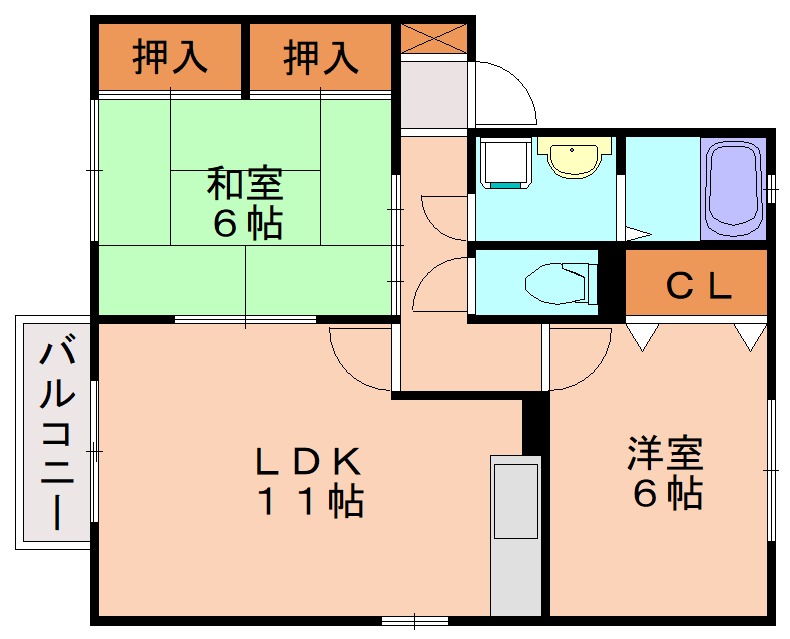 糟屋郡新宮町大字原上のアパートの間取り