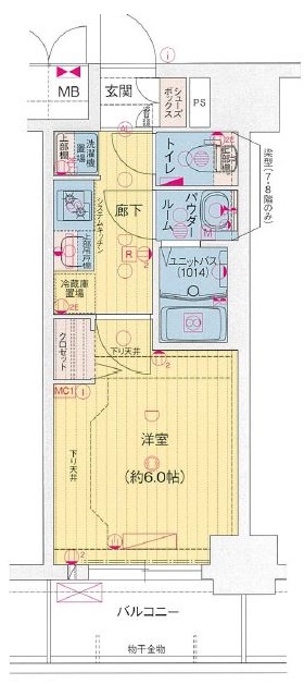 プレサンス海老江ジャルダンの間取り