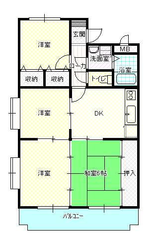 ユーミーSAKAEの間取り