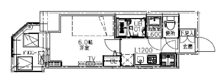 S-RESIDENCE都島Luxの間取り