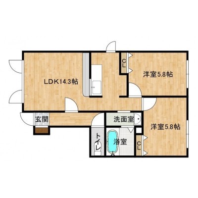 バロンドールの間取り