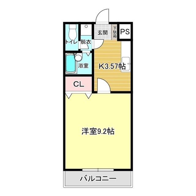 ハイツ アンソレイエ_間取り_0