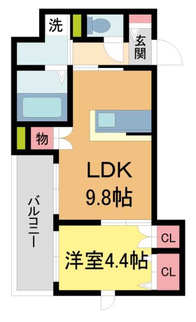 La vita西宮北口の間取り写真