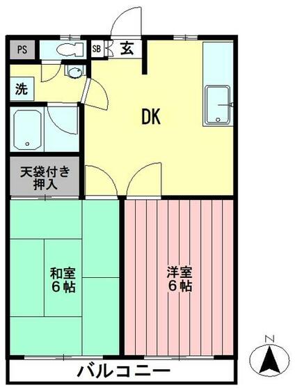 グランディール横山の間取り写真