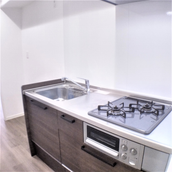 キッチン　ガスコンロ付のキッチン