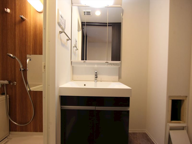 洗面設備　脱衣所　独立洗面台（シャンプードレッサー付）