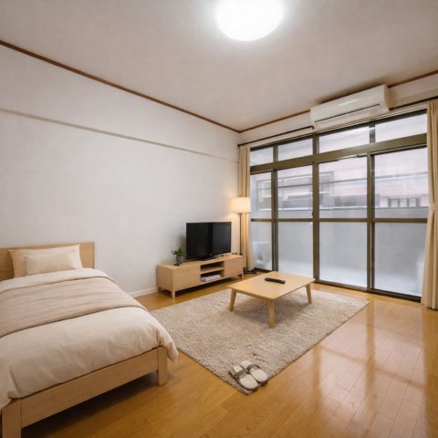 居室・リビング　家具配置イメージ画像です。