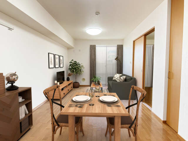 居室・リビング　※画像内の家具家電はCG加工しており物件に付帯されません