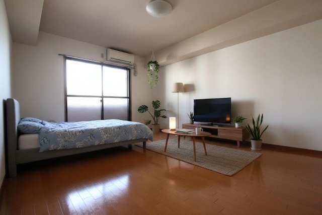 居室・リビング　ＣＧで家具等を配置したもので家具等は含まれません。