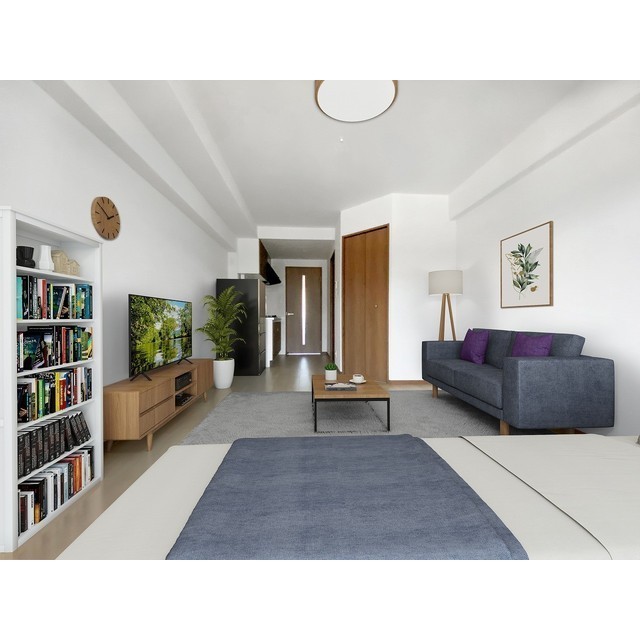 居室・リビング　写真の家具等はCG合成です。