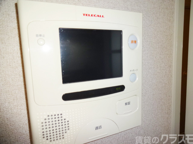 セキュリティ　モニター付きインターホン☆防犯対策もしっかりしています！