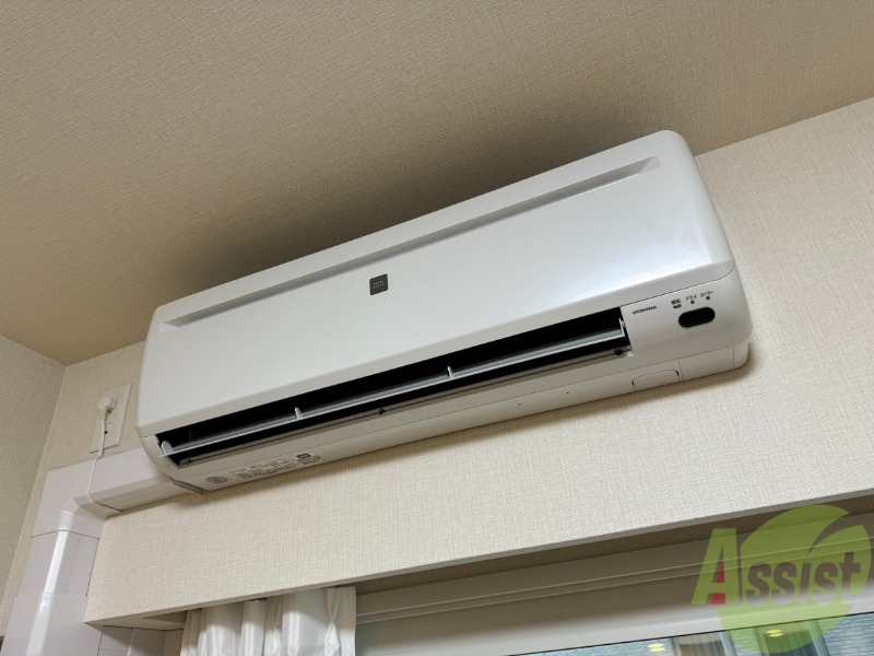 その他設備　エアコンが設置してありますので、寒暖対策もばっちり。