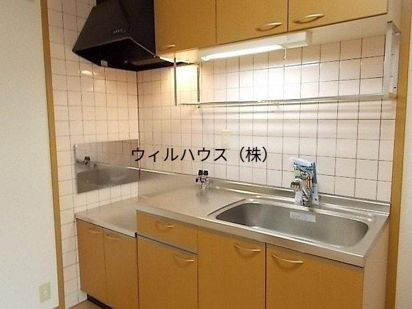 キッチン　ガスコンロ設置可！
