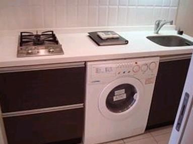 キッチン　キッチン（１号室のみ洗濯乾燥機）