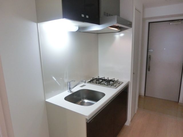 キッチン　ガスコンロ2口システムキッチン