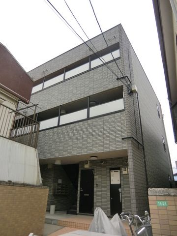 建物外観　タイル張りのマンション