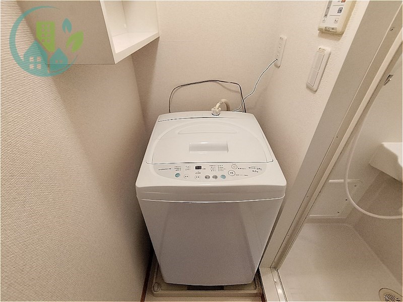 洗面設備　レオパレス新在家（家具・家電付、仲介手数料不要）