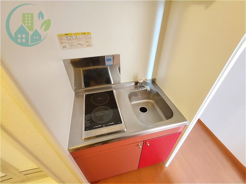 キッチン　レオパレス新在家（家具・家電付、仲介手数料不要）