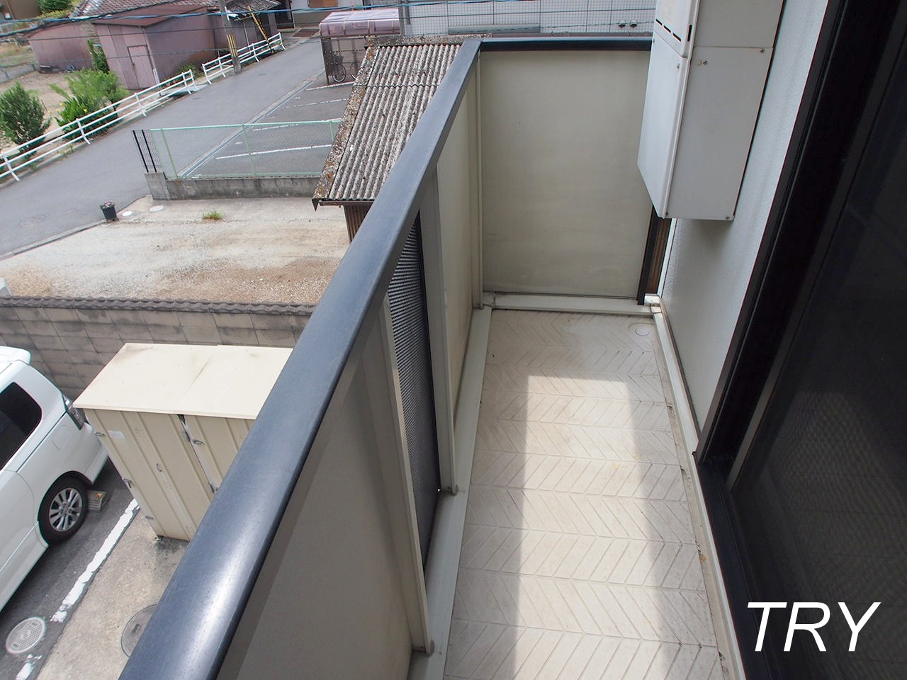 バルコニー　南向きのバルコニー