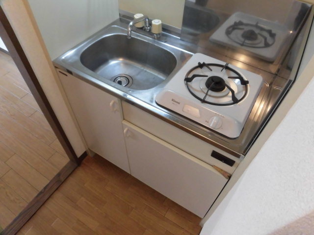 キッチン　一口ガスコンロ付きキッチンです