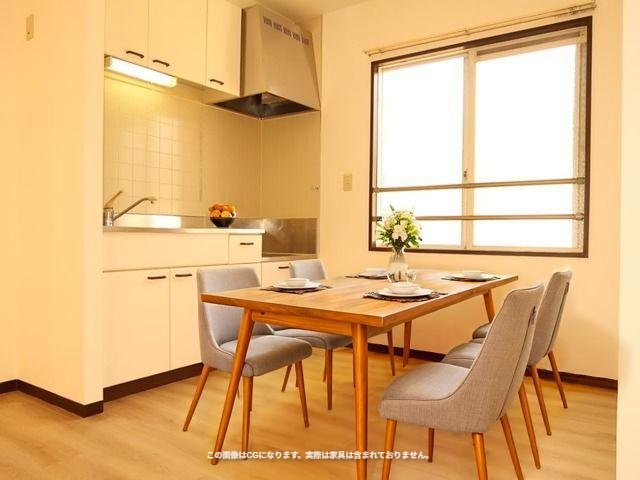 居室・リビング　家具や調度品の画像はＣＧとなります。
