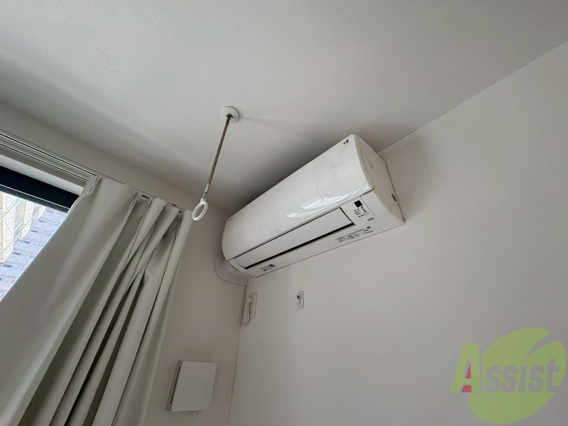 その他設備　エアコンが付いてるので春夏秋冬快適に過ごせます。