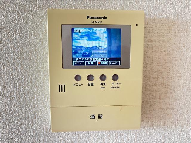 セキュリティ　モニター付インターホン（イメージ）