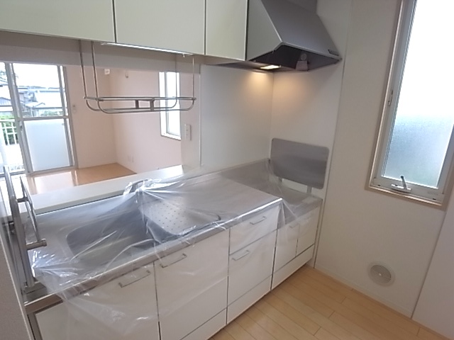 キッチン　カウンターキッチンはリビングと一体な感じでいいね！